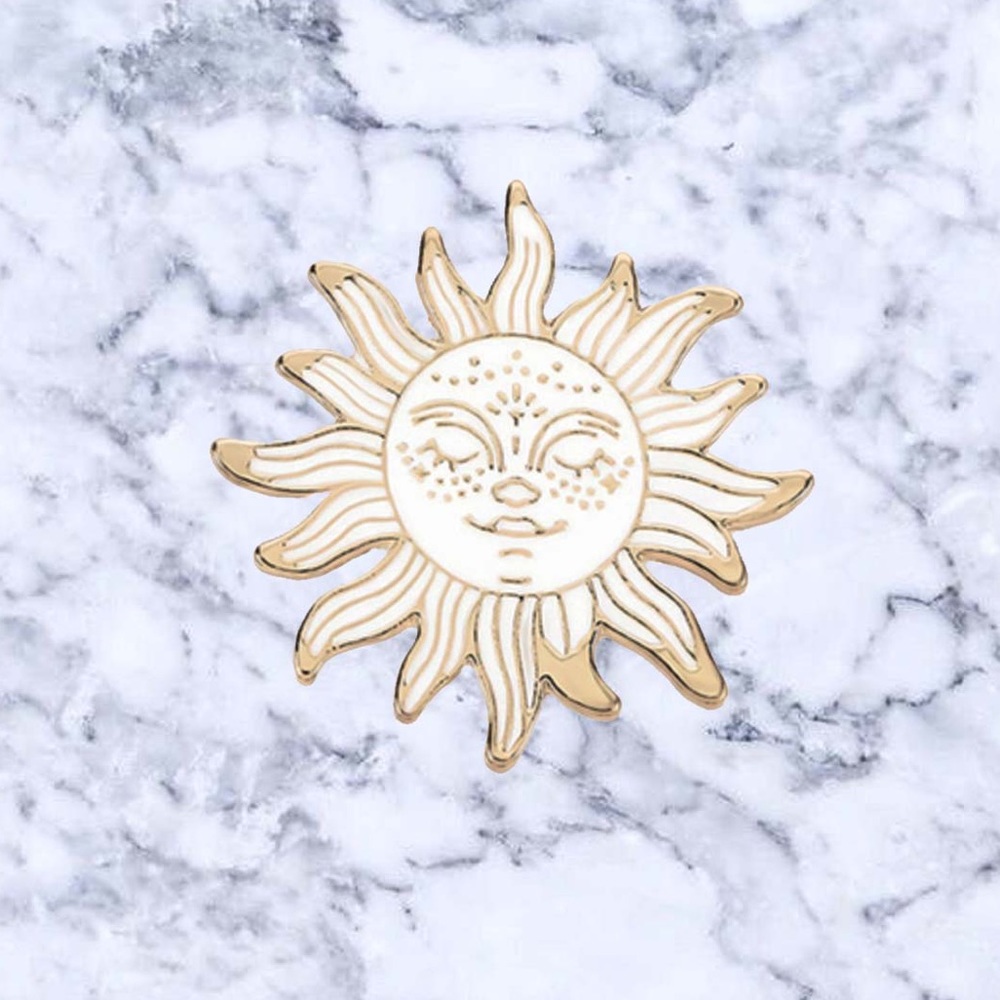 Sol Enamel Pin